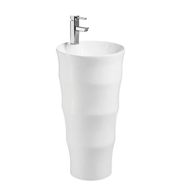 China Export Modern Standard Bathroom Ceramic Hand Sink With Pedestal Sink for sale