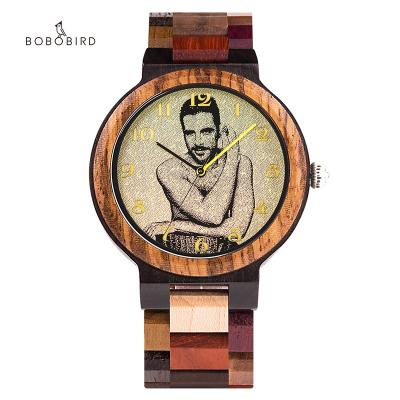 China Custom BOBO BIRD Non-Specific Japanese Movement with Logo Couple Men and Women's Watches Gift Wooden Watch Box Watch for Men. for sale