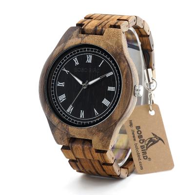 China BOBO BIRD Customized Luxury Non-specific Minimalist Mens Watches Wooden OEM Wood Watch For Men for sale