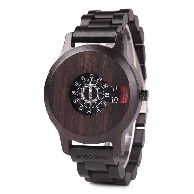 China Non-Specific Alibaba Best Selling OEM Luxury Wooden Quartz Watch BOBOBIRD Products Wood Watch for sale