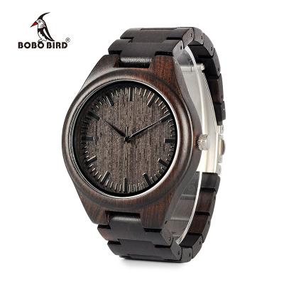 China BOBO BIRD non-specific natural wood watches for men handcrafted bamboo wood watch with wood strap for sale