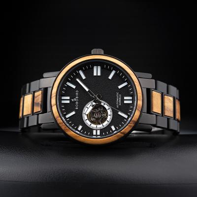 China Hot Selling BOBO Luminous BIRD Men's Automatic Mechanical Luxury Brand Watches Mechanical Wrist Watches For Men for sale