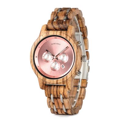 China BOBO BIRD Automatic Date Handmade Waterproof Luxury Wooden Men's Watch Custom Dial OEM Personalized Low MOQ for sale