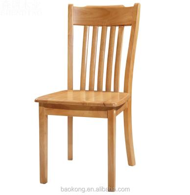 China Solid Wood Popular Rubber Wooden Furniture Dining Room Chairs for sale