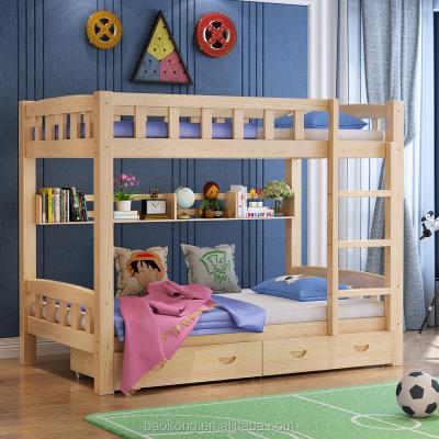 China Morden solid wood bunk bed for kids for sale