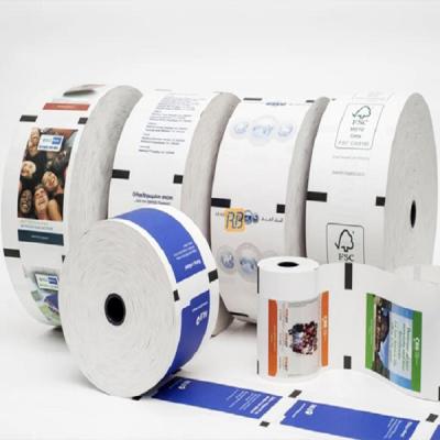 China Hot Selling Cash Regester 80 x 80mm POS Thermal Paper Rolls With Printing for sale