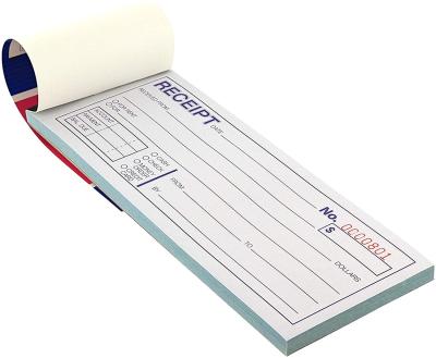 China restaurant & Hotel NCR Colored Carbonless Receipt Book Printing Restaurant Hotel Notes for sale