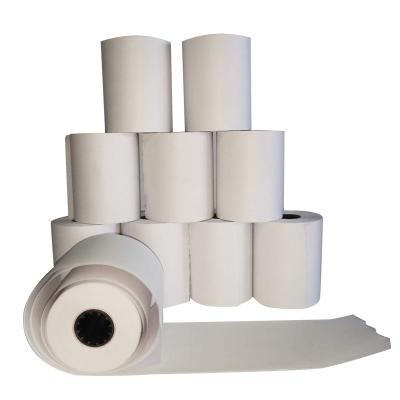 China Cash Regester Printer Cheap 60gsm/70gsm/80gsm Rolls White Bond Paper On Sale for sale