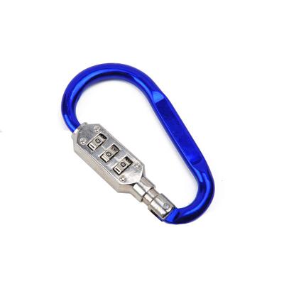 China High Quality Carabiner Customized Wholesale China Mini Climbing Carabiner Combination Lock Security HOT Sale Heavy Industry 2021 for sale