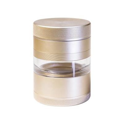 China Wholesale Smoking Grinder Size 2.5inch Sharp Teeth CNC 4 Piece Tobacco Herb Grinder for sale