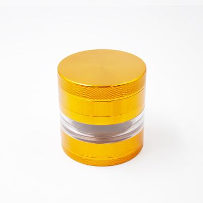 China CNC Sharp Teeth Custom Logo All Color Aluminum Grinder 4 Parts Herb Grinder Accessories Smoking Grinder for sale