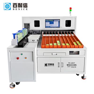 China Energy Storage Application High Efficiency 10 Channel Battery Testing Machine Matching Equipment For Cylindrical Cell Assembly for sale