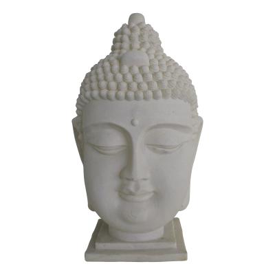 China Asian Meditating Zen Outdoor Bust Statue XUBANG Traditional Garden Buddha Head Sculpture for sale