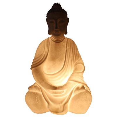 China Wholesale Table Lamp XUBANG Sandstone Sculpture Craft Buddha LED Table Lamps for sale