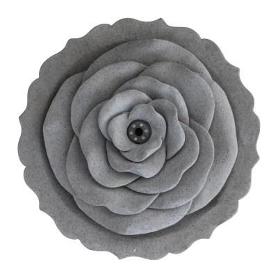 China XUBANG Modern Home Decor Table Top Rose Flower Fountains Water Flowing Water Fountain for sale