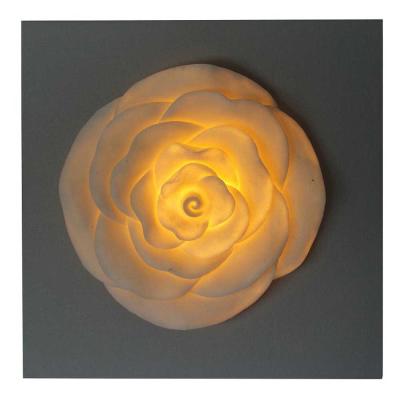 China XUBANG Traditional Sandstone Home Decorative Rose Wall Light Battery for sale