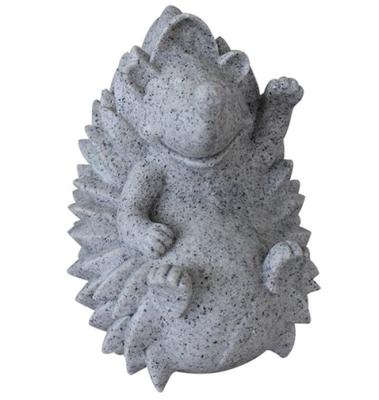 China XUBANG Modern Garden Statue Ornaments Cute Sandstone Hedgehog Outdoor Sculpture Ornaments Yard Art Figurines For Patio Lawn House for sale