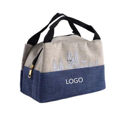 China 300D cation+Aluminum wool factory wholesale custom LOGO portable custom food bag takeaway thermal cooling bag for sale