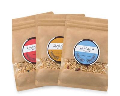 China Moisture Proof Eco Friendly Compostable Biodegradable Muesli Bags Granola Packaging for sale