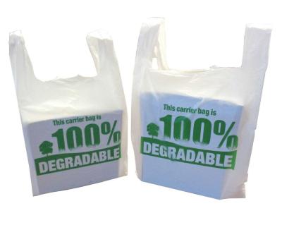 China Wholesale BIODEGRADABLE Bio Degradable Plastic Carrier Shopping Bag for sale