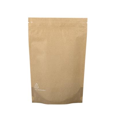 China Custom Biodegradable Soaraway Kraft Biodegradable Coffee Bags With Zipper for sale