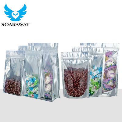 China Custom Printed Clear Plastic Cookie Smell Proof Aluminum Foil Pouches One Side Moisture Proof Mylar Bags China Cheap for sale