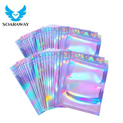 China Security Customized Wholesale Holographic Ziplock PVC Pouch Bag For Jewelry for sale