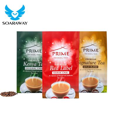 China Aluminum Foil Moisture Proof Heat Seal Customized Coffee Tea Pouch Bag for sale