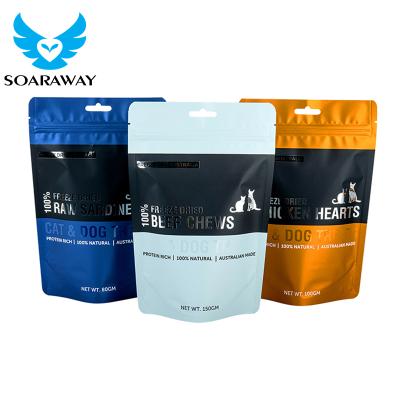 China Moisture Proof OEM Customized Custom Printing Animal Feed Rack Up Dog Treat Food Packaging Bag for sale