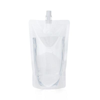 China Disposable Custom Reusable Plastic Drink Spout Clear Pouch For Liquid for sale