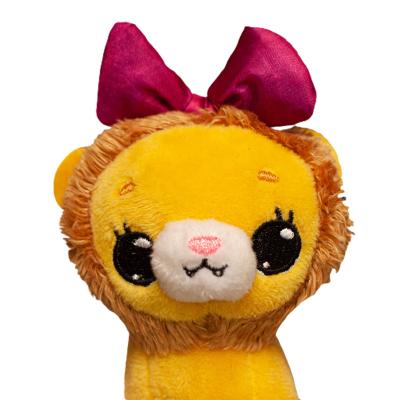 China Amazon Children's Cute Soft Plush Toys Yellow Lion Soft Plush Toy Custom for sale