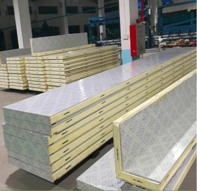 China Traditional Cold Room Building Material PU Sandwich Panels for sale