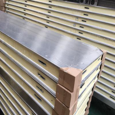 China Metal Cold Room PU / Polyurethane Foam Sandwich Panel for sale