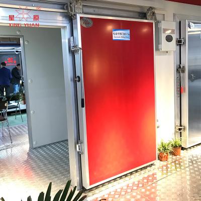 China Container Cold Room Slide Door / Refrigeration System Refrigeration Door / Freezer Two Doors for sale