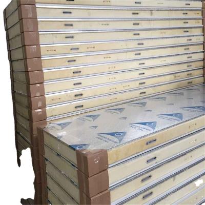 China 50~200mm Thickness Polyurethane Industrial Cold Room Panel PU Sandwich Panel For Cold Storage for sale