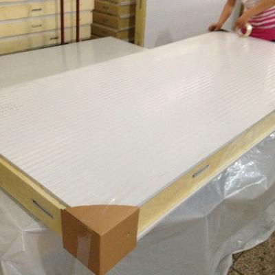 China Industrial Polyurethane PU Sandwich Foam Panel With Color Steel Sheet For Cold Room for sale