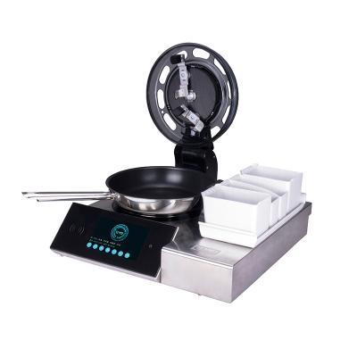 China Restaurant Megcook Nut Frying Machine Automatic Stirring Robot Cooker Stir-Fry Pan Wok for Restaurant and Hotel for sale