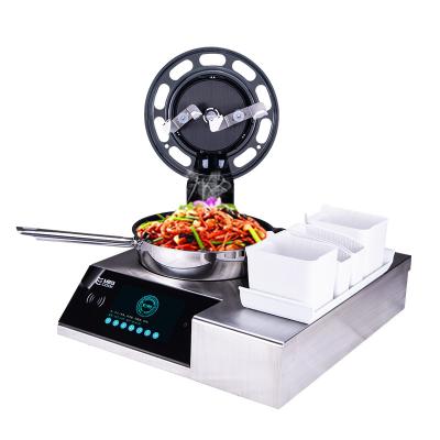 China Restaurant MegCook Self Cooking Fried Rice Machine / 4.4KW Commercial Automatic Stir Fry for sale