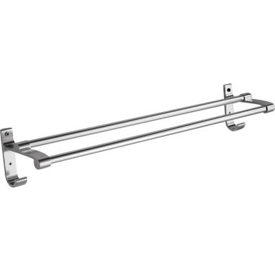 China With New Type Top Quality Wall Mount Bathroom Double Bar Durable Modern Towel Hook Holder for sale