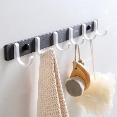 China Modern Aluminum Wall Mount OEM Antirusted Wall Hanging Hooks Modern Hanging Hook For Bedroom for sale