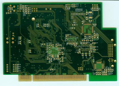 Китай Штабелированный через импеданс 4 Silkscreen Tg 180 платы с печатным монтажом PCB слоя белый продается