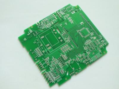 China Silkscreen PCB White Single Sided PCB Gold Plating 0.6mm 2oz Copper FR4 for sale