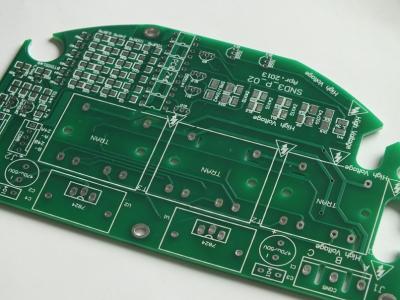 China Single Layer PCB Design Copper FR5 FR4 Solder Mask Green 0.6mm for sale