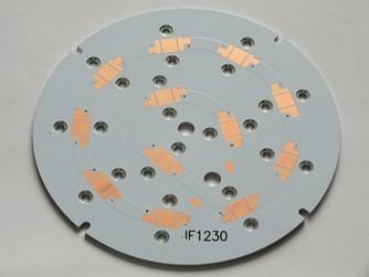 중국 8W LED 빛을 위한 중핵 시제품 PCB 널 알루미늄을 금속을 붙이십시오 판매용