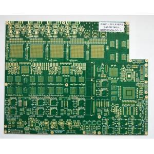 Κίνα ENIG BGA μασκών ύλης συγκολλήσεως PCB στροφής Silkscreen άσπρο γρήγορο πράσινο μέγεθος 0.25mm τρυπών προς πώληση