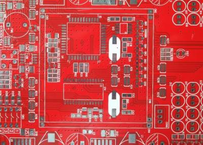 China Hoog - Rood het Soldeerselmasker Witte Silkscreen van PCB OSP van de dichtheids Multilaag FR4 Te koop