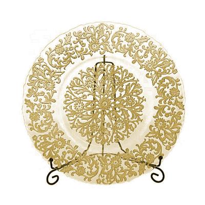 China Sustainable Decorative Gold Wedding Under Plates for sale