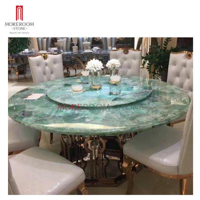 China Luxury Expandable Gemstone Fluorite Living Room Home Furniture Set for sale