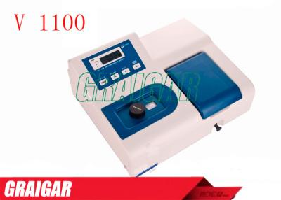 China Espectrofotómetro visible 350 del solo haz médico de escritorio V1100 - 1020nm en venta