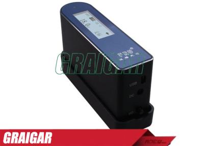 China WG60 Gloss Meter, Digital Display Portable Colorimeter, 0-200Gu Measurement Range , Data Storage 100 groups for sale